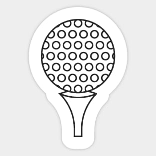 Golf Ball Sticker